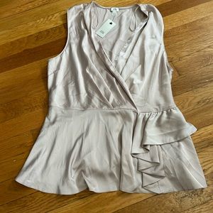 Light Grey Silky Tank Top